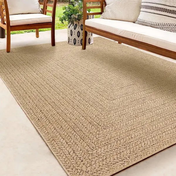 The Carpet Outdoorteppich Kansas, Rechteckig, Höhe, 1 Mm, Moderner Robuster In Und Outdoor Teppich Jute Look thumbnail