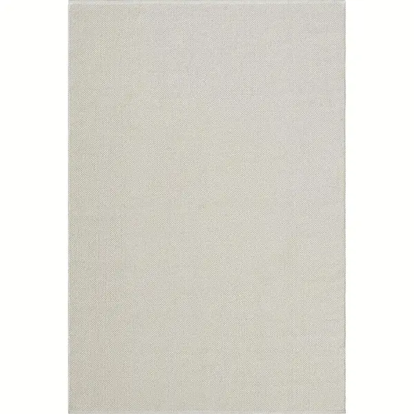 The Carpet Teppich "Boho Nature Wool" Rechteckig Natur Wool Handgewebter Wollteppich Skandinavischen Boho-Look thumbnail