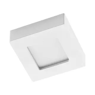 Prios - Led Plafondlamp - 1licht - Polycarbonaat, Aluminium - H, 3.5 Cm - Wit - Inclusief Lichtbron