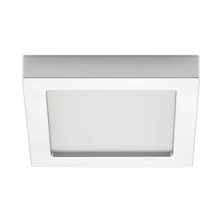 Prios Led Plafondlamp Alette, Zilver, 22.7cm, 24W, Dimbaar