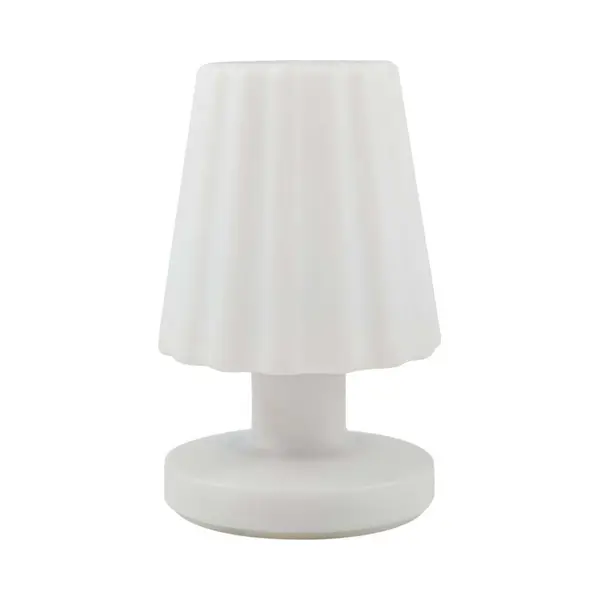 Lindby - Terraslampen - Rgb - Met Dimmer - 1licht - Polycarbonaat - H, 20.7 Cm - Wit - Inclusief Lichtbron thumbnail