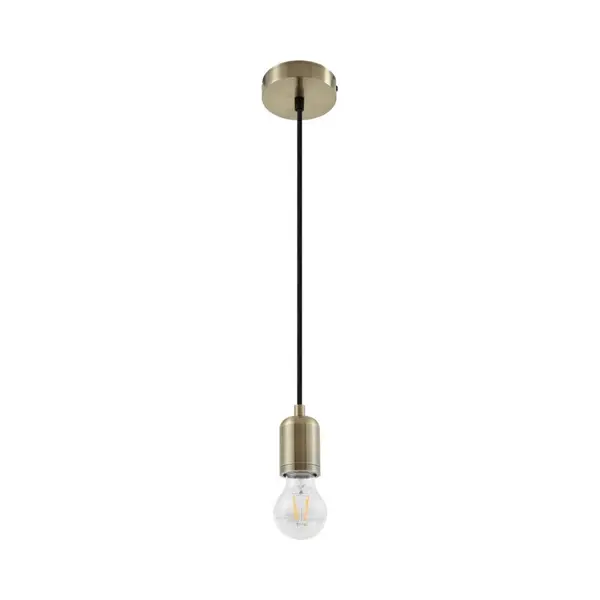 Lindby Hanglamp Hattie, Fitting E27, Messing, Ø 4, 7 Cm thumbnail