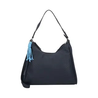 Tom Tailor Denim Finna Damen Hobo Bag Schultertasche Mittelgroß Blau