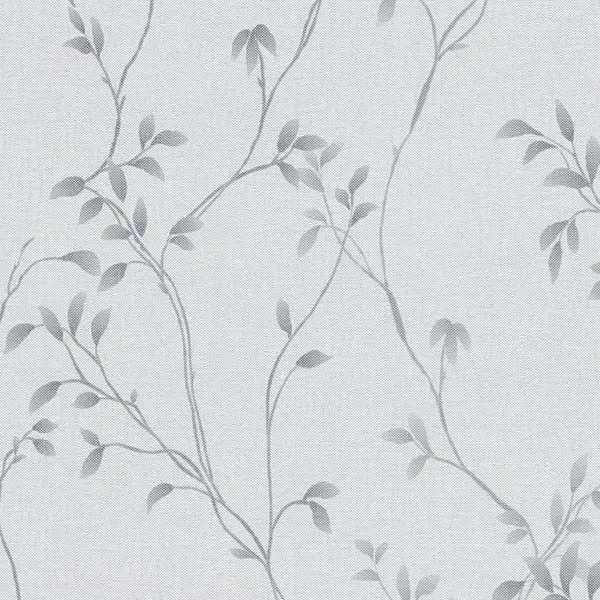 Profhome - Landhaus Tapete 397674 Vliestapete Strukturiert Mit Floralen Ornamenten Matt Grau Hell-grau 5, 33 M2 thumbnail