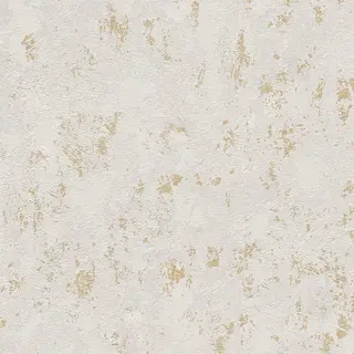 Profhome - Spachtel Putz Tapete 393871 Vliestapete Mit Struktur Und Metallischen Akzenten Grau Gold 5, 33 M2