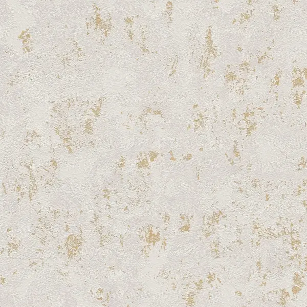 Profhome - Spachtel Putz Tapete 393871 Vliestapete Mit Struktur Und Metallischen Akzenten Grau Gold 5, 33 M2 thumbnail