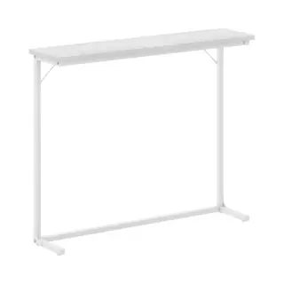 Industriële Consoletafel – Smalle Haltafel 100x24x80cm – Metalen Frame & Rustieke Houten Plaat – Eenvoudig Te Monteren, Stevig & Veelzijdig,