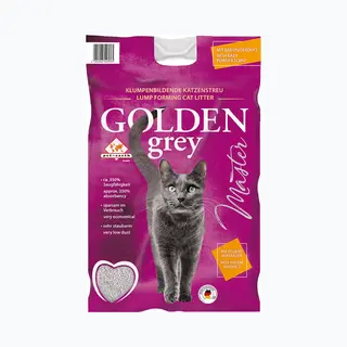 Pet-Earth Kačių Kraikas Huisdier Aarde Gouden Pilkas Master Vaikiška Pudra (Bindmiddel, Neutraliserend, Niet-stuivend, 14 kg), Kattenbakvulling