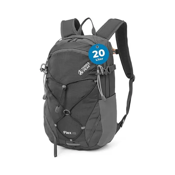 Terra Peak Wanderrucksack Flex 20, 20L Klein Mit Ykk Reißverschluss Trekkingrucksack Mit Hüftgurt thumbnail