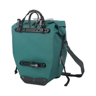 Büchel Luxe Pakaftas / Enkele Fietstas - 100% Waterdicht - Met Schouderband - Luxe Pakaf-Systeem - 25, 4 Liter - Turquoise