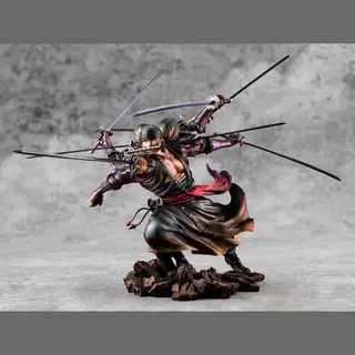 Megahouse One Piece Excellent Model P.O.P Pvc Statue Sa-Maximum Roronoa Zoro Ver. Demon Spirit Kyuutouryuu Asura 17 Cm Beeld