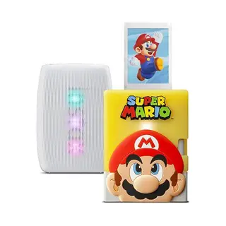 Instax Mini Link 3 Smartphone Printer With Block Design Silicone Case In Black
