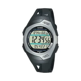 Casio, Armbanduhr, Str-300C-1VEF, Schwarz, Grau, (Chronograph, 35.20 mm)