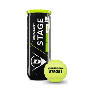 Topf Mit Dunlop Padelbälle Stufe 1 Grün Tennis