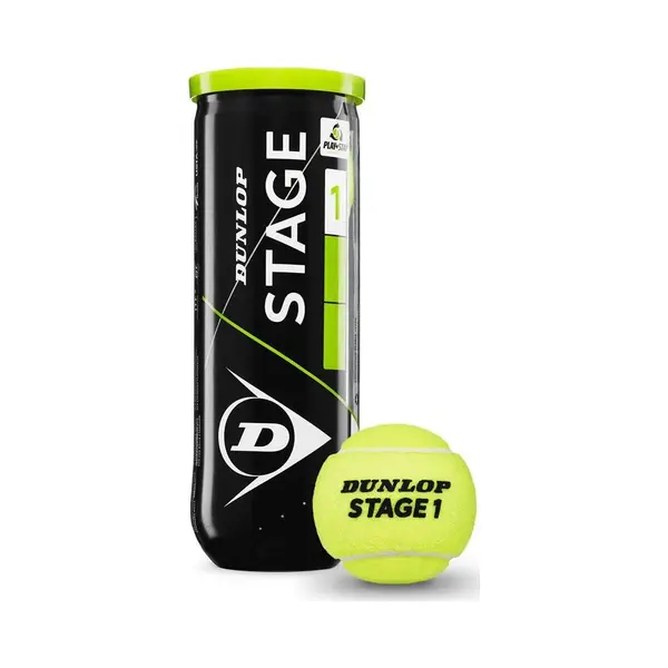 Topf Mit Dunlop Padelbälle Stufe 1 Grün Tennis thumbnail
