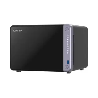 Qnap Ts-632X-4G data-opslag-server Nas Tower Alpine Alpine Al-524 4 Gb DDR4 Qnap Qts Zwart