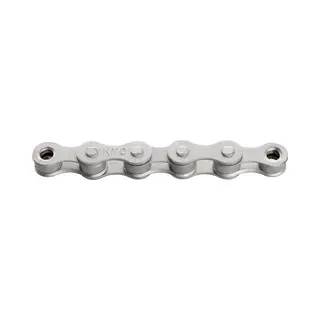 Fahrrad Kette, Kmc Fahrradkette, S1 Wide Rb, 1/2" X 1/8", 112 Glieder, 1-fach, Mit Anit-Rost-Beschichtung, Silber