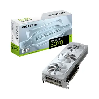 Gigabyte GeForce Rtx 5070 Eagle Oc Ice Sff 12G Grafikkarte - 12GB GDDR7, 192 Bit, Pci-E 5.0, 2587 MHz Core Clock, 3 x Dp 2.1a, 1 x Hdmi 2.1b, Nvidia Dlss 4, Gv-N5070EAGLEOC Ice-12GD