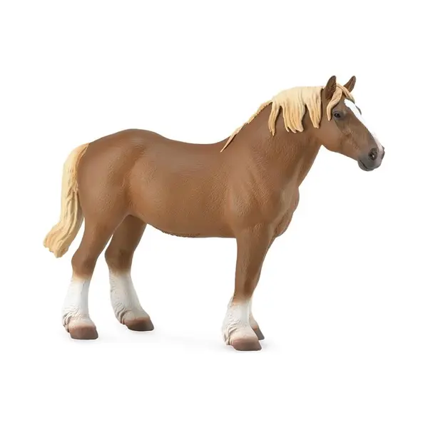 Collecta Spielfigur Belgisches Zugpferd 18 Cm Braun thumbnail