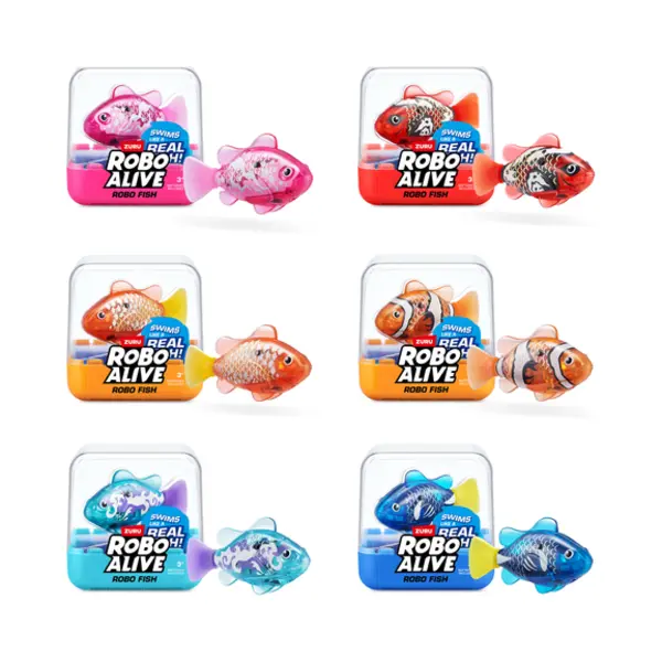 Robo Alive Robo Fish zwemmende robotvis van Zuru thumbnail