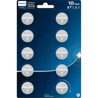 Philips CR2430 - Knoopcel Batterijen - 10 Stuks