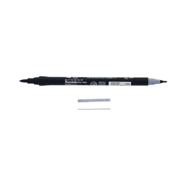 Zig Art & Graphic Twin Tip Brush Marker - Dawn Gray thumbnail