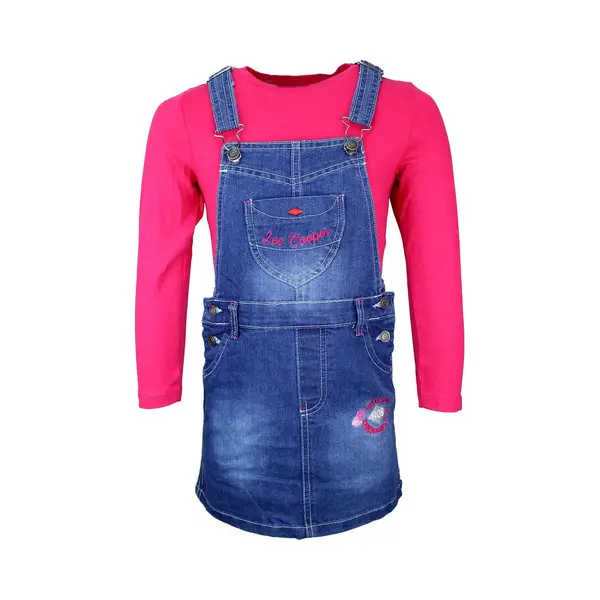 Lee Cooper Jurkje Lee Cooper Denim Lichtblauw Kids & Kind Meisjes Roze, Blauw - Maat, 158/164 thumbnail