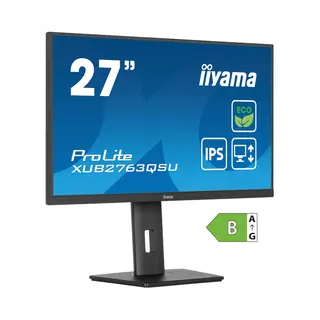 iiyama ProLite XUB2763QSU-B1 computer monitor 68.6 cm (27") 2560 x 1440 pixels Quad Hd Led Black