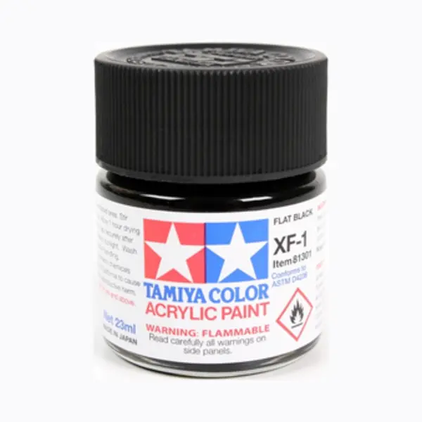 Tamiya Xf-1 Acrylfarbe 23 ml Schwarz Flasche thumbnail