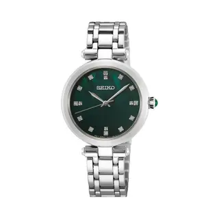 Seiko, Armbanduhr, Quarz, Silber, (Analoguhr, 29 mm)