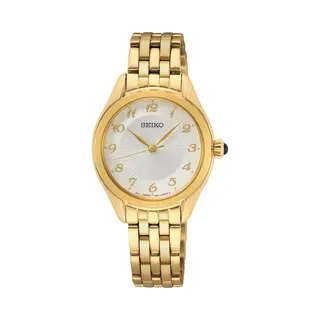 Seiko, Armbanduhr, Quarz, Gold, (Analoguhr, 29 mm)