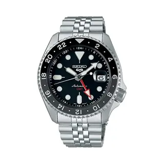 Seiko 5 Sports Herrenuhr Automatik Gmt Stahl/Schwarz SSK001K1