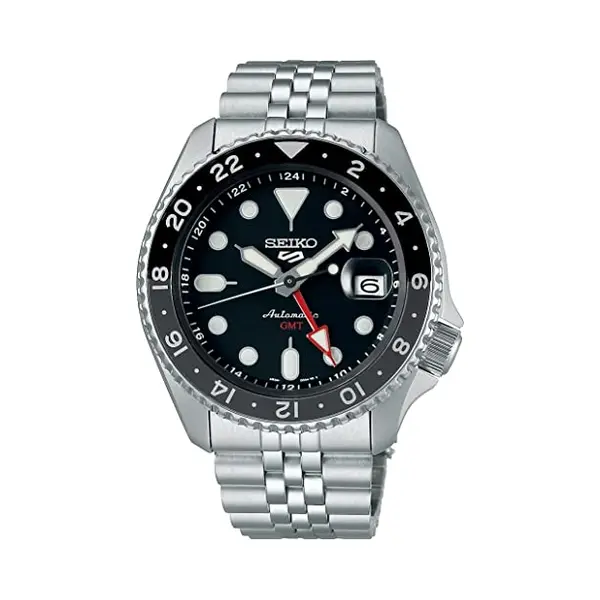 Seiko 5 Sports Herrenuhr Automatik Gmt Stahl/Schwarz SSK001K1 thumbnail