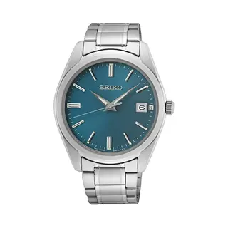 Seiko Men's Analogue Quartz Watch With Stainless Steel Strap SUR525P1, Silver, Classic