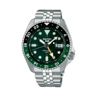 Seiko 5 Sports - Heren Horloge - Zilverkleurig Met Band