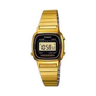 Casio LA670WEGA-1EF horloge Vrouw Elektronisch Goud