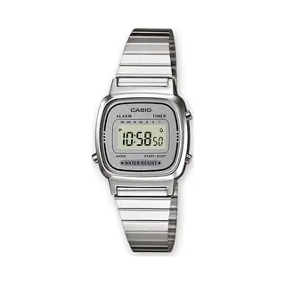 Casio LA670WEA-7EF horloge Vrouw Elektronisch Zilver