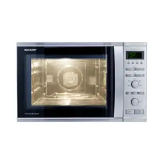 Sharp Home Appliances R-941STW Roestvrijstaal Combinatiemagnetron Aanrecht 40 l 1050 W