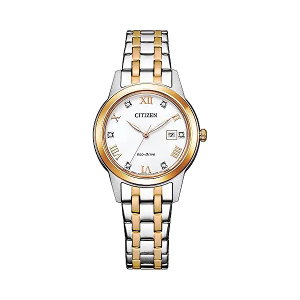 Citizen Damen Analog Eco-Drive Uhr Mit Edelstahl ArmbandElegance thumbnail