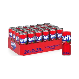 Fanta Erdbeere Kiwi Sleek Dose (24×33 Cl)