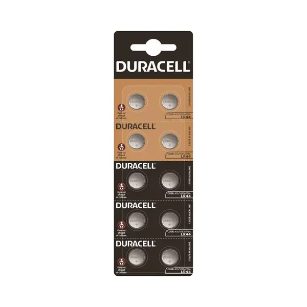 Duracell LR44 Alkaline Batterijen 10 Stuks AG13 thumbnail