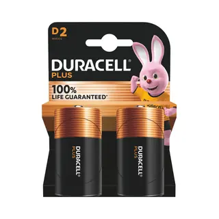 Duracell Plus 100 D Einweg-Batterie Alkaline