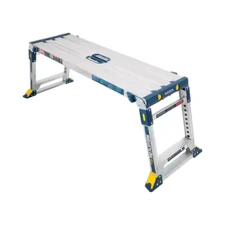 Werner 79023 Verstellbare Pro Arbeitsbühne Work & Access, Silber, Einheitsgröße