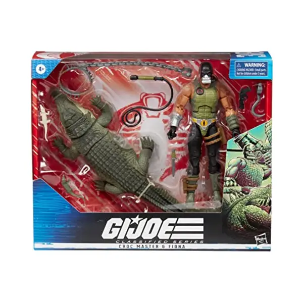 G.I. Joe Classified Series Croc Master & Fiona Action Figures 38 Collectible Premium Toys With Accessories 6-Inch-Scale Custom Package Art thumbnail