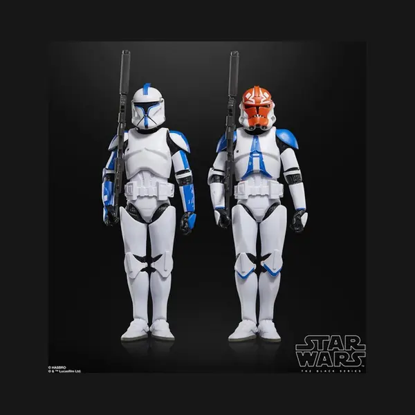 Hasbro Star Wars The Black Series Clone Trooper Lieutenant & Ahsoka’s Clone Trooper thumbnail