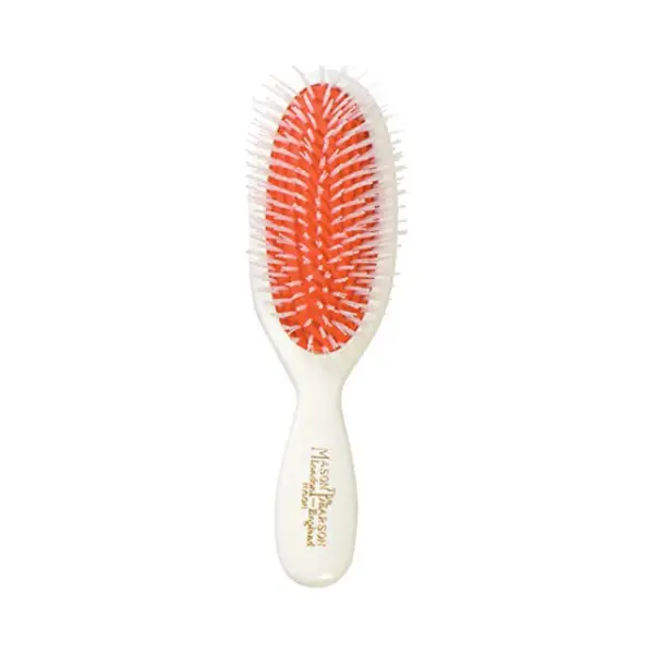 Mason Pearson N4 Nylon Pocket Hair Brush, White thumbnail