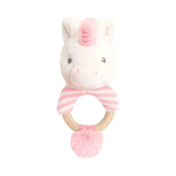 Keel Toys Keeleco Twinkle Eenhoorn Ringrammelaar - 14 Cm thumbnail
