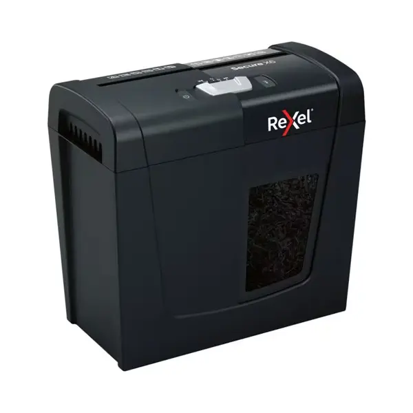 Rexel Secure X6 papiervernietiger Kruisversnippering 70 dB Zwart thumbnail