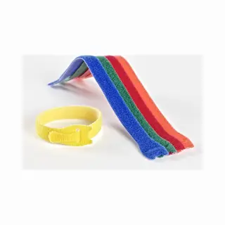 Velcro Vel-EC60250 cable tie Hook & loop cable tie Blue, Green, Orange, Red, Yellow 5 pc(s)