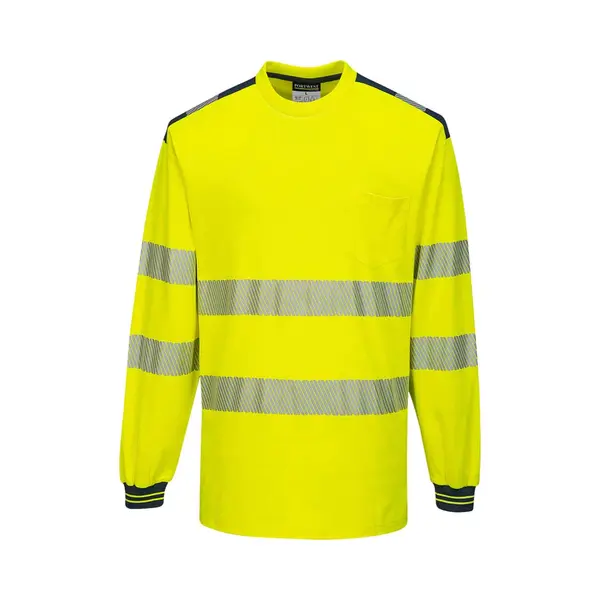 Portwest PW3 Hi Vis Cotton Comfort Long Sleeve T Shirt thumbnail